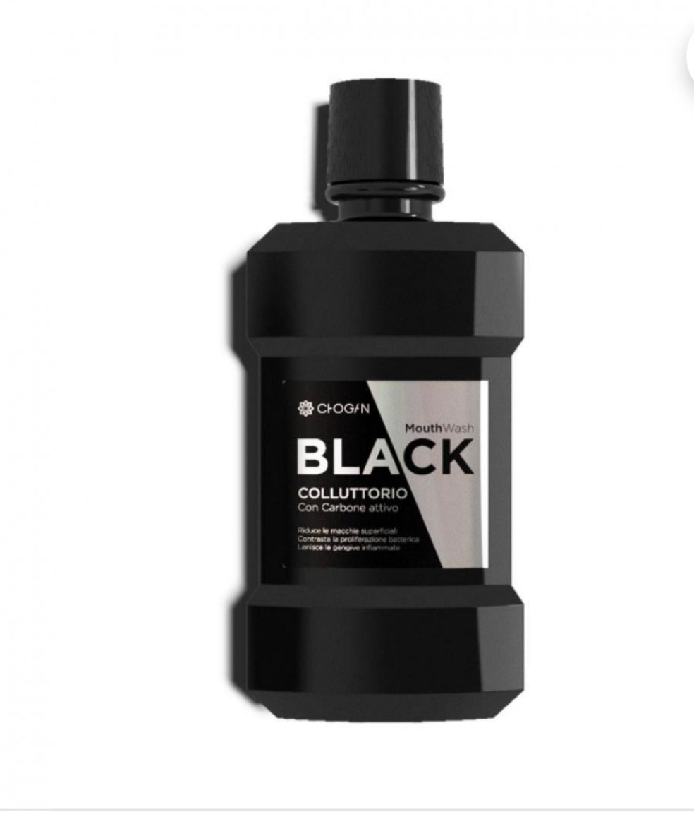 Bain de bouche Black au charbon actif - 250 ML