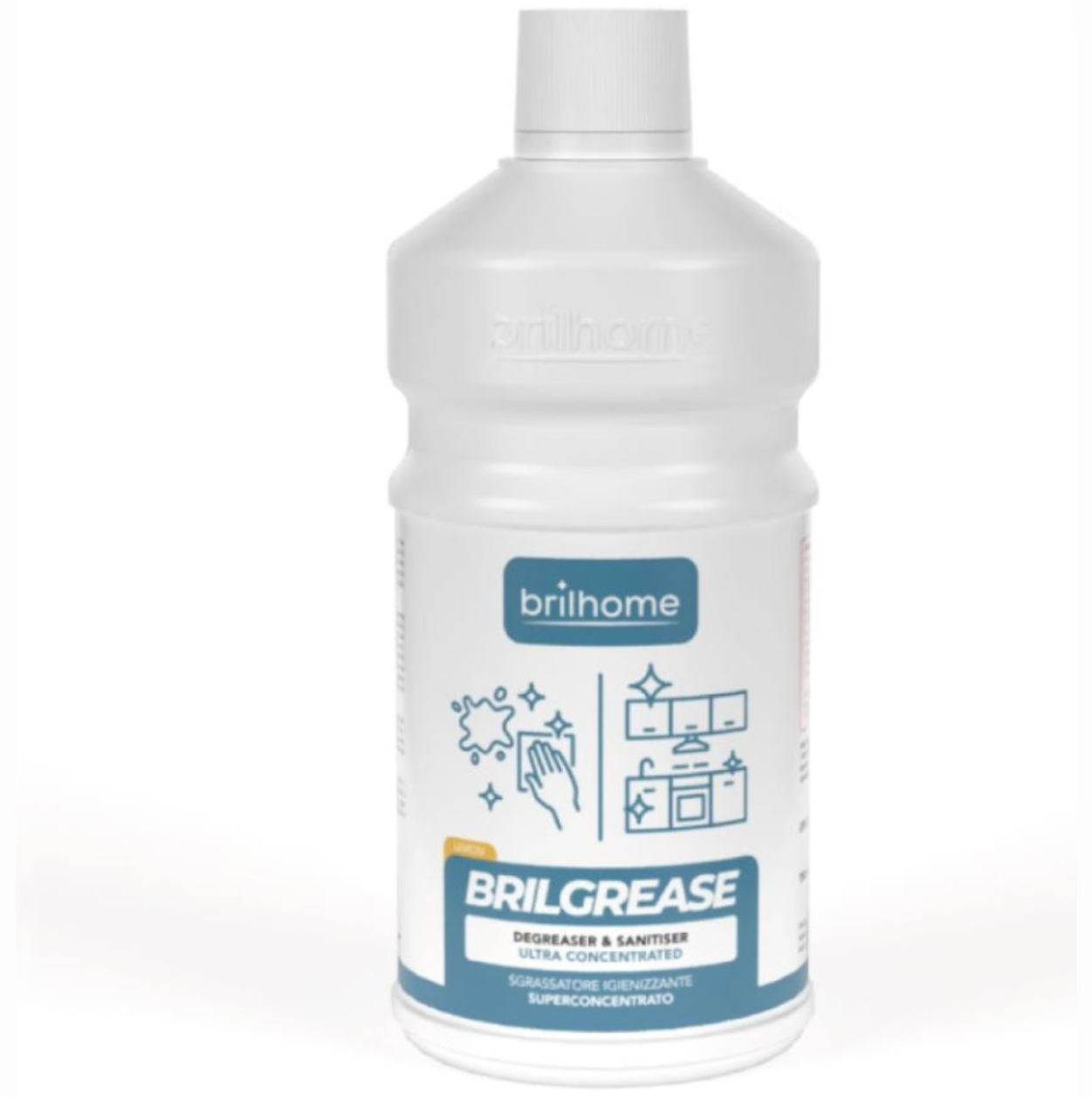 BRILGREASE - DEGRAISSANT ET ASSAINISSANT SUPER CONCENTRE LEMON
