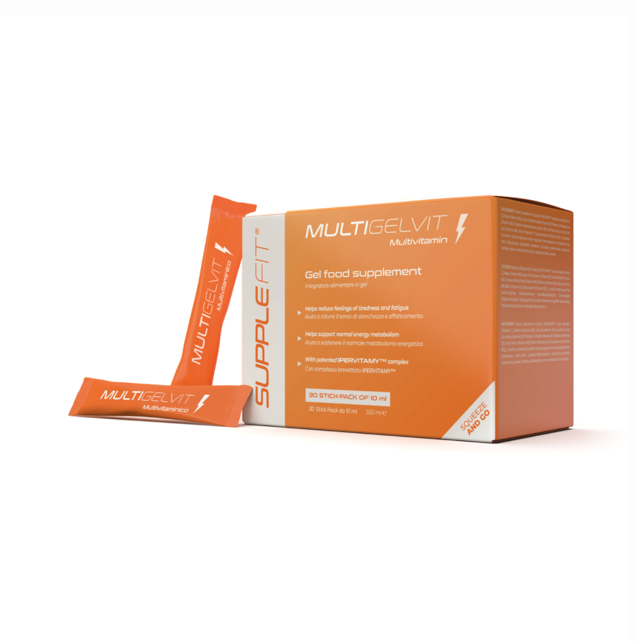 MULTIGELVIT - COMPLEMENT ALIMENTAIRE MULTIVITAMINE EN GELl - 300 ML