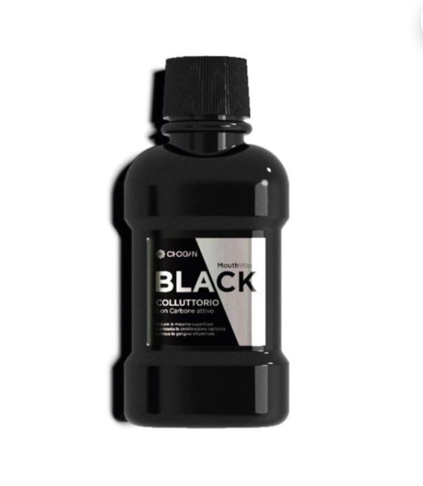 Bain de bouche Black au charbon actif - 80 ML (format voyage)