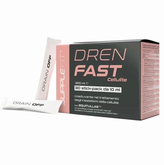 DREN FASTDREN FAST - AJUVANT DANS LE TRAITEMENTDES INPERFECTIONS DE LA CELULITE AVEC EQUITULLAS - 300 ML     ITE