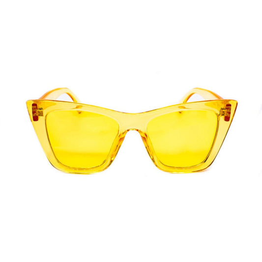 LUNETTES DE SOLEIL «SQUARE KETTY» SHINY YELLOW